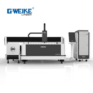 Gweike boru kesme CNC lazer kesme makinesi Metal boru Fiber lazer kesme makinesi fiyat