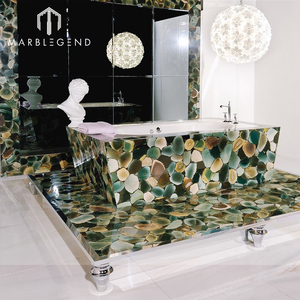 Traslucido agata marmo verde onyx <span class=keywords><strong>di</strong></span> <span class=keywords><strong>pietra</strong></span>, agata verde - Product Image 3
