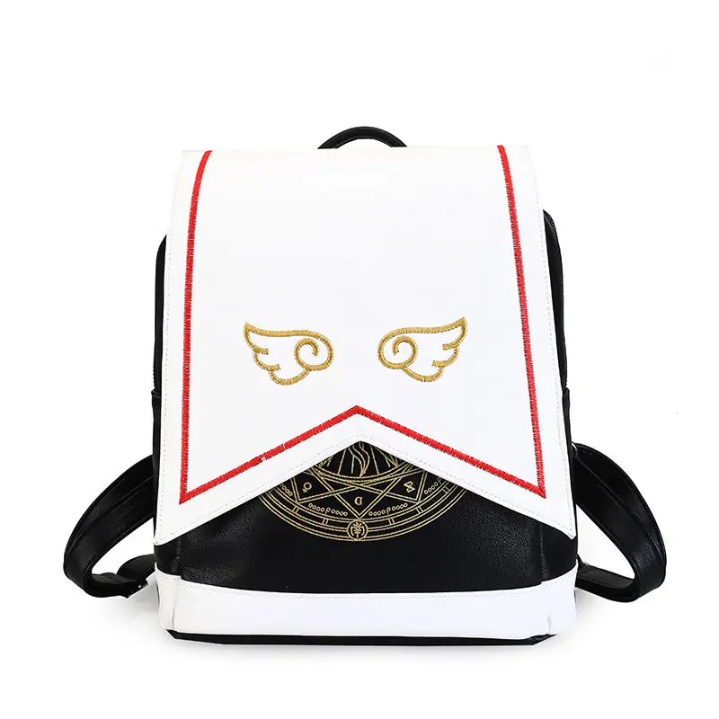 Anime Card Captor Sakura card captorUniform Wings Backpack