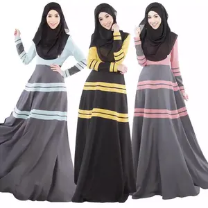 Latest new arrival koreal linen muslim dress burqa 2016 dubai islamic clothing wholesale beautiful ladies maxi jubah