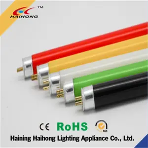 T5 28W color fluorescent tube RED GREEN BLUE YELLOW