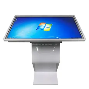 Staande 43 Inch All-In-One Multi Touch Monitor Interactieve Informatie Reclame Lcd Kiosk Met Android/Win11 Os