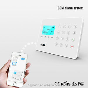 HEYI 868MHz 433MHz Zwave Detector de humo alarma antirrobo para el hogar sistema de seguridad 2 años 8 horas inalámbrico GSM blanco alarma de negocios