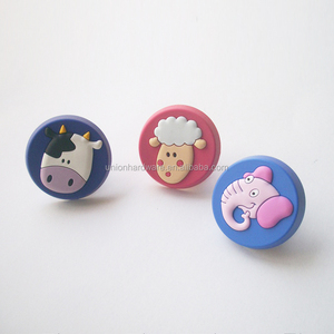 Wholesale Plastic Eco-Friendly Durable <strong>Funky</strong> Cabinet <strong>Knobs</strong> Sweet Cow Cartoon Design Adjustable Furniture for <strong>Drawer</strong> Kids Dresser - Product Image 6
