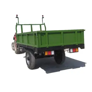 Buy High Quality Hydraulic Single Axle Dump Tipping Tractor Trailer Applicable for transporting various bulk cargoes