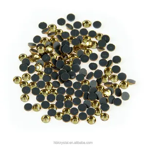 Machine Cut Factory Price Lt Topaz Super Bright DMC Hotfix Rhinestones