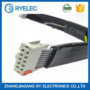 Çift Sıra 28 Tel ile 10-pin 2.54mm Pitch IDC Gri Şerit Düz Kablo IDC Konnektör - Product Image 1