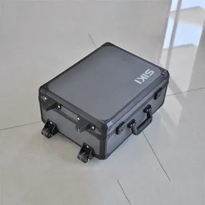 Good Sale All Black Bag Hard Case Tool Box Aluminum Carrying Case