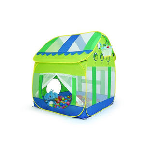 <span class=keywords><strong>Tente</strong></span> de jeu 3 pièces verte <span class=keywords><strong>pour</strong></span> enfants, Tunnel et fosse de boules avec panier de basket-Ball, <span class=keywords><strong>pour</strong></span> garçons et filles - Product Image 2
