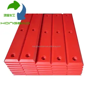 Anti uv corrosion resistant hdpe marine fender facing frontal board