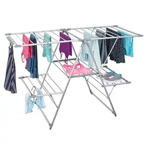 Etagère en métal extensible, sèche-vêtements pour salle de blanchisserie - Product Image 1