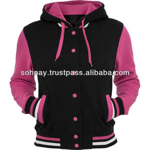 Chaqueta Varsity de Lana y Forro Polar al por Mayor, Tallas Grandes, con Logotipo Personalizado, Transpirable, con Capucha, Ropa Deportiva para Jugadores de Béisbol y Sóftbol, para Hombre - Product Image 3