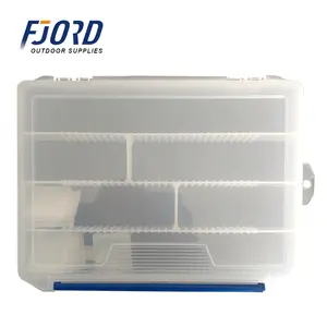 FJORD Impermeável Multi-função Caixa De Equipamento De Pesca Caixa De Isca De Pesca De Alta Qualidade Plástico OEM Plastic Fish Pond Box Outro País