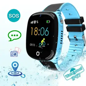 GPS 跟踪器为孩子智能手表 HW11 防水 IP67 SOS 相机触摸屏 IOS Android 智能手表