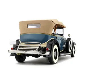 Hoge Kwaliteit 1 18 Diecast Model Car Blue Klassieke Auto Voor Tentoonstelling