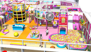 Parque Infantil Interior Cheer Amusement, Dulce Parque de Diversiones con Caramelos para Niños, Material de Espuma para Uso en Escuelas y Centros Comerciales - Product Image 4