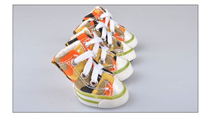 Dog cat canvas shoes dog boots shoes Safety - Product Image 6