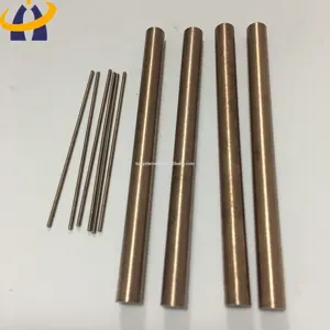 Fábrica OEM varios tamaño de tungsteno cobre wcu 75/25 electrodos