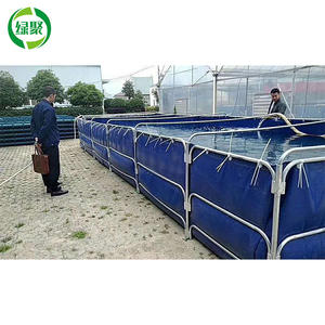 Tuỳ Chỉnh 610gsm Pvc Tarpaulin Cá Nuôi AO Bể Nước Kolam Terpal Bulat - Product Image 1