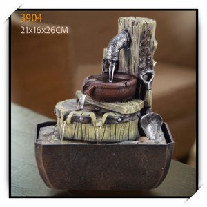 2017 fuentes de agua de mesa polyresin, resina fuente de agua interior, polystone buda mini fuente - Product Image 2