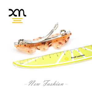 Ünlü asetat kabuk saç barrette markalar pembe reçine klipleri kızlar için saç aksesuarları toptan güzellik tasarımcı saç klipleri - Product Image 4