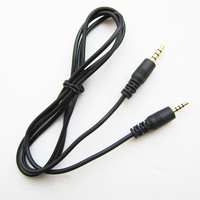 Câble audio AUX mâle plaqué or stéréo 3,5 mm/2,5 mm de 1 m en gros