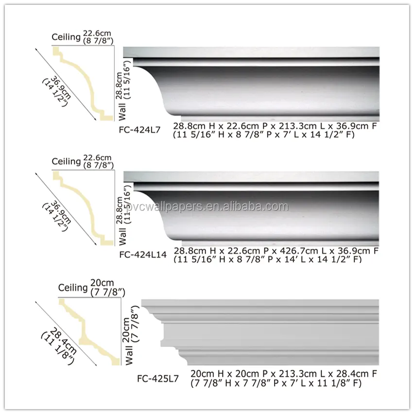 Polyurethane High Density Beautiful Cheap Decorative PU Cove Cornice