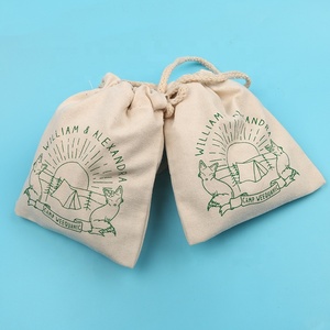 Bolso de lona con pantalla personalizada, diseño privado, bonito Logotipo de zorro Animal, con cordón, monedero para regalos - Product Image 4