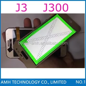 لسامسونج غالاكسي J3 J300 J3 2015 عرض lcd مع شاشة تعمل باللمس الجمعية pantalla tactil اختبار