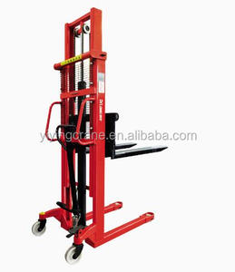 हगो हाइड्रोलिक मैनुअल स्टेकर 190 किलो हाथ पैलेट फोर्कलिफ्ट - Product Image 3