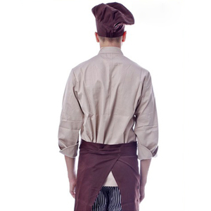 Uniformi da ristorante di alta qualità uniforme da cuoco in stile giapponese cachi per divise da ristorante - Product Image 2