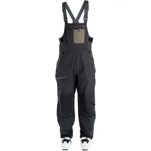 2023 Durable waterproof cordura nylon men's kangaroo chest pouch backcountry skiing bib pants