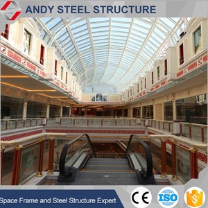 Palmo grande estructura de acero galvanizado y recubierto de polvo de acero techo del <span class=keywords><strong>edificio</strong></span> para el mercado - Product Image 4