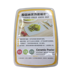 Quà Tặng Giá Rẻ 3 Cái Nhà Bếp Gốm Trái Cây Rau Dao <span class=keywords><strong>Peeler</strong></span> Với Chặt Board <span class=keywords><strong>Set</strong></span> - Product Image 6