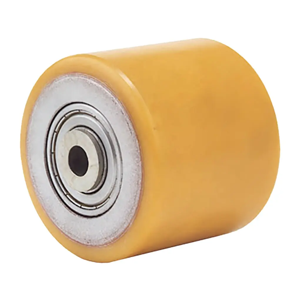 Durable Custom Make Solid Polyurethane PU Front Rollers Tyre for Electric Pallet Truck /Lift/ Forklift