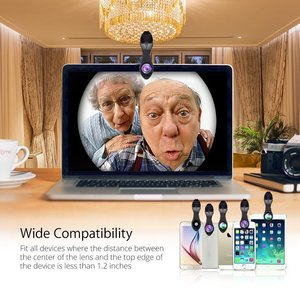 APEXEL Kit d'objectifs pour téléphone portable 10 en 1, clip universel, grand angle, macro, fisheye, zoom, CPL, pour <span class=keywords><strong>iPhone</strong></span> <span class=keywords><strong>8</strong></span>, accessoires - Product Image 5