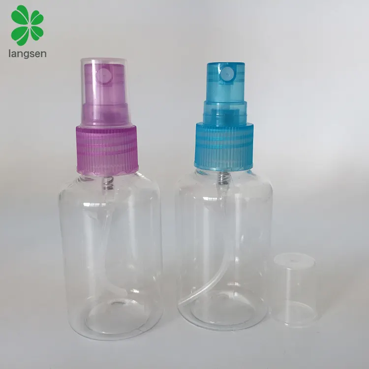 Botol Semprot Plastik Kosong dengan Pompa Semprot Kabut Halus 10Ml, 15Ml, 20Ml, 25Ml, 30Ml, 50Ml, 60Ml, 75Ml, 80Ml, 100Ml, 150Ml, 250Ml