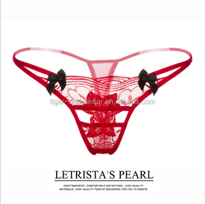 Pizzo con fiocco carino Sexy giovani ragazze trasparenti perizoma <span class=keywords><strong>mutandine</strong></span> per la <span class=keywords><strong>vendita</strong></span> - Product Image 5