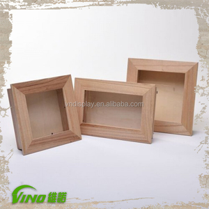 Showcase display, wood frame display, wooden shadow box - Product Image 2