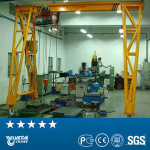 Mini Portable <strong>Single</strong> <strong>Girder</strong> <strong>Gantry</strong> <strong>Crane</strong> 1 2 3 5 Ton Price with Wheels - Product Image 5
