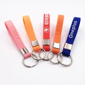 Silicone/Soft pvc /Rubber Material and Coin Holder Keychain