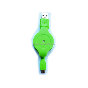 OEM Logo plat Rétractable <span class=keywords><strong>USB</strong></span> 2.0 vers Micro <span class=keywords><strong>USB</strong></span> chargeur câble <span class=keywords><strong>enrouleur</strong></span> - Product Image 3