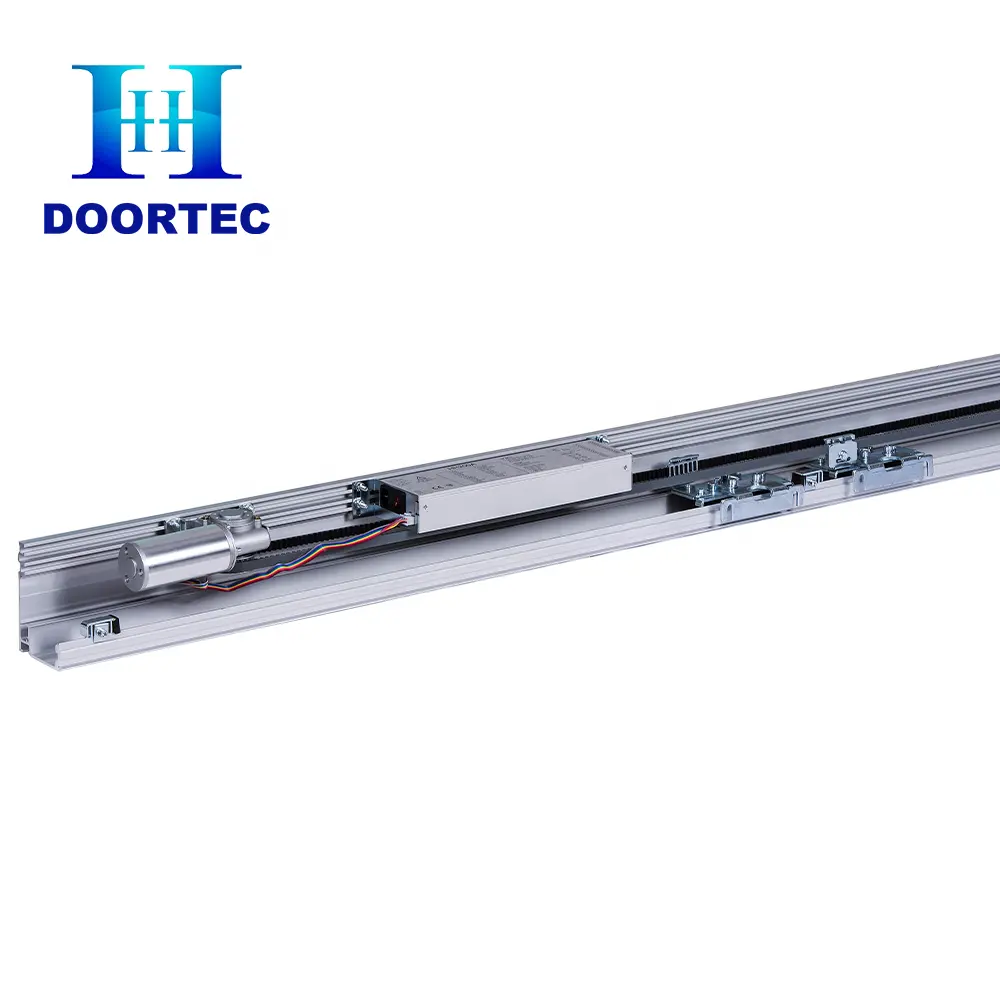 Doortec-puerta corredera de cristal automática de alta resistencia HH200B, soporte técnico en línea, solución Total para proyectos por 1 año