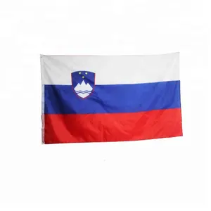 Slovenia outdoor flag Waynes 90 150 polyester national country for car support oem customized