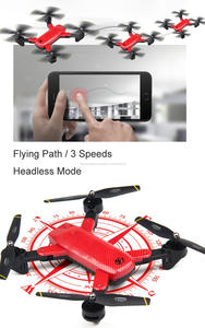 Toyky S169 RC plegable abejón <span class=keywords><strong>con</strong></span> Wifi FPV <span class=keywords><strong>cámara</strong></span> 720P flujo óptico Selfie <span class=keywords><strong>Drone</strong></span> reconocimiento de cara - Product Image 4
