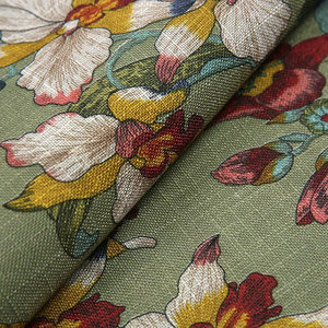 Vải In Tùy Chỉnh Cotton Linen Hữu Cơ Ăn Mặc Áo Sơ Mi Pattern Digit Home Dệt May Công Nghiệp Bộ Đồ Giường Đệm May Rèm - Product Image 2