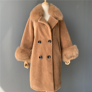 <span class=keywords><strong>Mao</strong></span> de la venta caliente de las mujeres de la moda oveja Real abrigo de lana de invierno cálido oso abrigo para las mujeres - Product Image 4