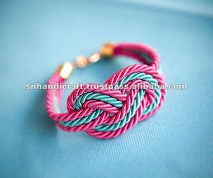 silk <b>rope</b> <b>bracelet</b> <b>rope</b> <b>bracelet</b> silk cord <b>bracelet</b> Handmade Happiness - Product Image 1