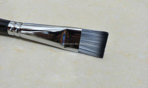 Juego de pinceles profesionales para pintura facial, juego de brochas de color dorado con agarre Taklon, tamaño 1 a 6, 6 unidades - Product Image 3