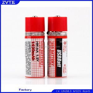 2 piezas 1450mAh AA de Alta Capacidad Ni-MH 500 Ciclo de Pilas Recargables <span class=keywords><strong>para</strong></span> los Equipos Domésticos - Product Image 4